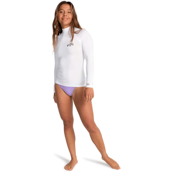 2026 Billabong Frauen Tropical Surf Langarm-Lycra-Weste EBJWR03014 - White